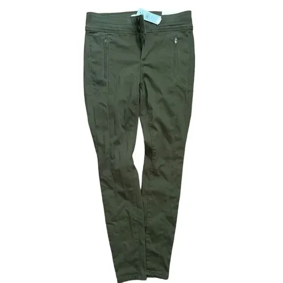 NWT Loft pants 24P high waist legging petite 00 sateen - Picture 2 of 8